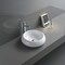 Ruvati 18" Rnd Bathroom Vessel Sink Wht Above Vanity Counter Circular Ceramic RVB0318 - alternate 4